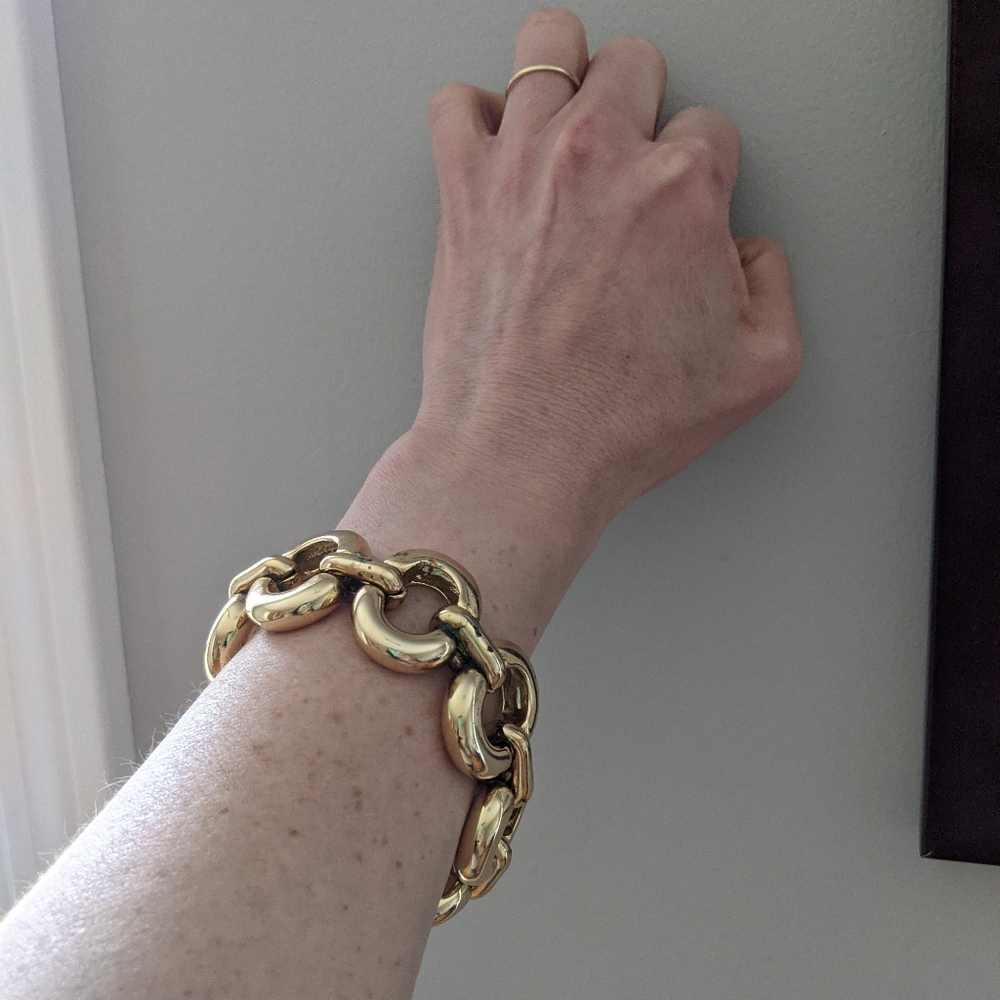 Gold tone link J. Crew Bracelet